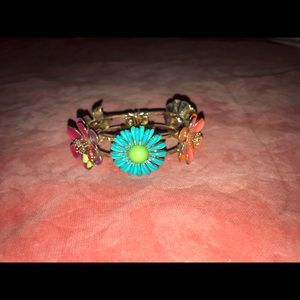 Vibrant floral inspired bracelet
